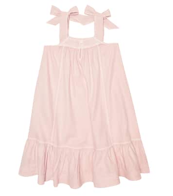 Abito Clover Utility in cotone e lino | Zimmermann Kids