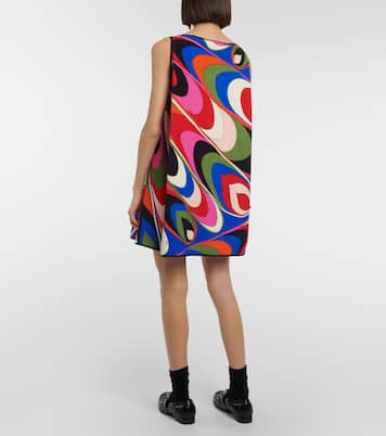 Onde cotton-blend minidress | Pucci