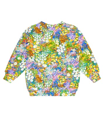 Sweat-shirt Mar en coton à fleurs | Molo