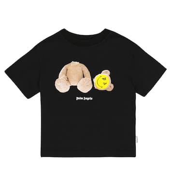 베어 코튼 저지 티셔츠 | Palm Angels Kids