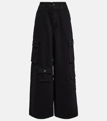High-Rise-Cargohose Hailey aus Denim | The Frankie Shop
