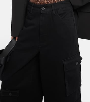 High-Rise-Cargohose Hailey aus Denim | The Frankie Shop