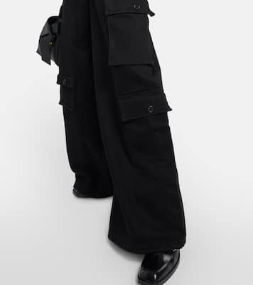 High-Rise-Cargohose Hailey aus Denim | The Frankie Shop
