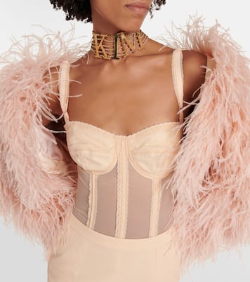 x Kim Marquisette bodysuit | Dolce&Gabbana