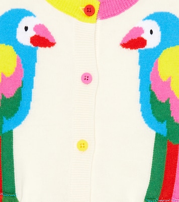 Baby - Cardigan in cotone con intarsio | Stella McCartney Kids