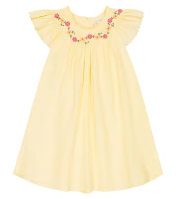 Besticktes Kleid Edith aus Baumwolle | Louise Misha