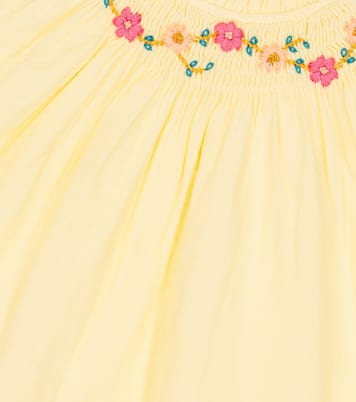 Besticktes Kleid Edith aus Baumwolle | Louise Misha