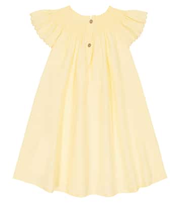 Besticktes Kleid Edith aus Baumwolle | Louise Misha