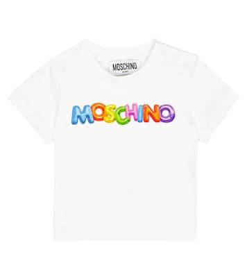 Bebé - camiseta de algodón estampada | Moschino Kids