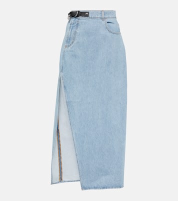 Jupe longue asymétrique en jean | JW Anderson