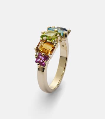 Bague Nadima Glimmer en or 14 ct, topaze, citrine et diamants | Suzanne Kalan