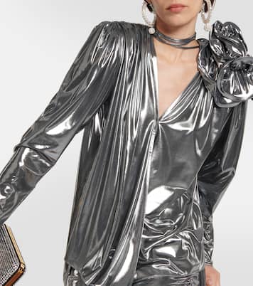 Blusa metallizzata | Magda Butrym