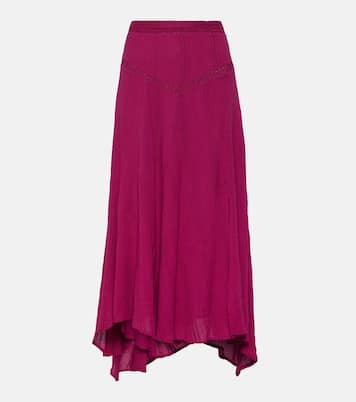 Gonna midi Aline in misto cotone | Marant Etoile