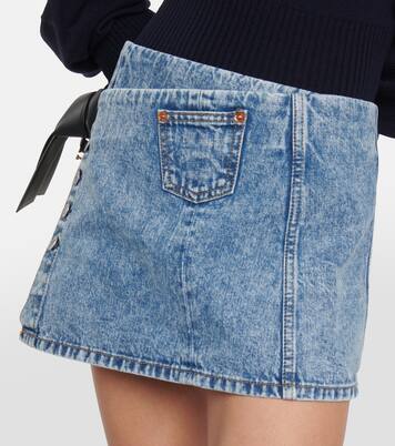 Falda wrap en denim | Re/Done