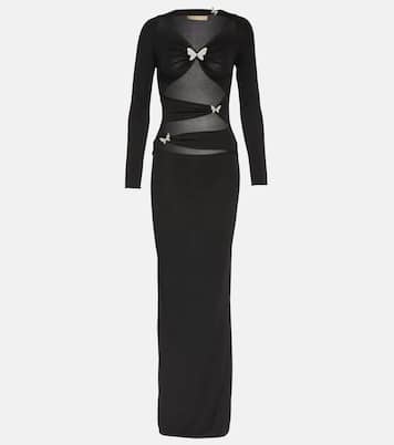 Abito midi Atalo in jersey con cut-out | Aya Muse