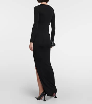 Abito midi Atalo in jersey con cut-out | Aya Muse
