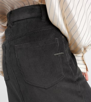 Cotton corduroy maxi skirt  | Brunello Cucinelli