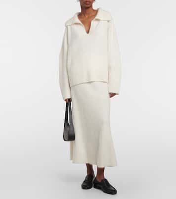 Kerry brushed cashmere sweater | Lisa Yang