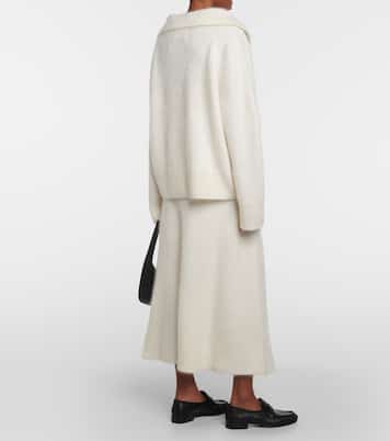 Kerry brushed cashmere sweater | Lisa Yang
