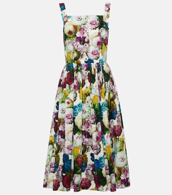 Midikleid aus Baumwolle | Dolce&Gabbana