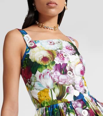 Midikleid aus Baumwolle | Dolce&Gabbana
