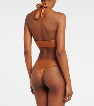 Top de bikini Helix de cuello halter | Jade Swim
