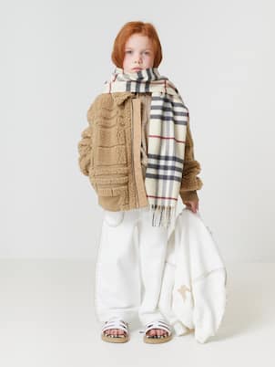 Burberry Check cashmere scarf | Burberry Kids