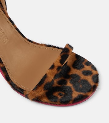 Sandales Les Doubles en cuir façon poulain | Jacquemus