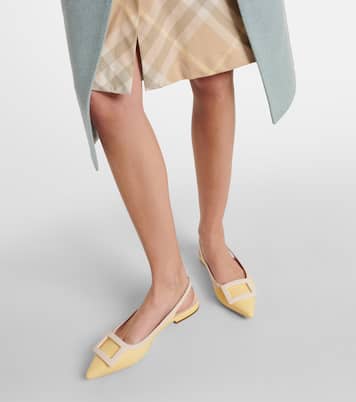 Slingback-Ballerinas Gommettine aus Leder | Roger Vivier