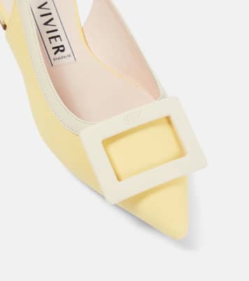 Slingback-Ballerinas Gommettine aus Leder | Roger Vivier