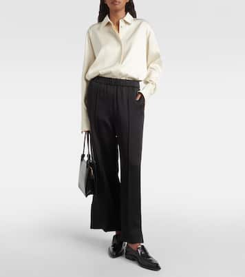 Gerade High-Rise-Hose | Jil Sander