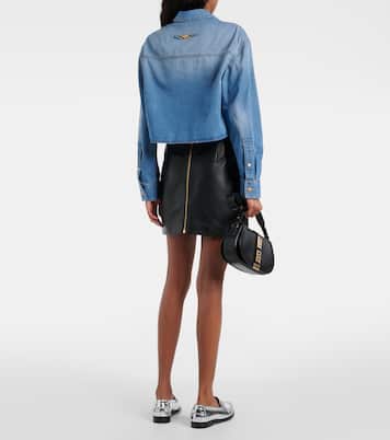 Cropped-Jeanshemd Versace Milano | Versace