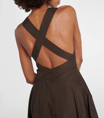 Abito midi in popeline di cotone | Alaïa