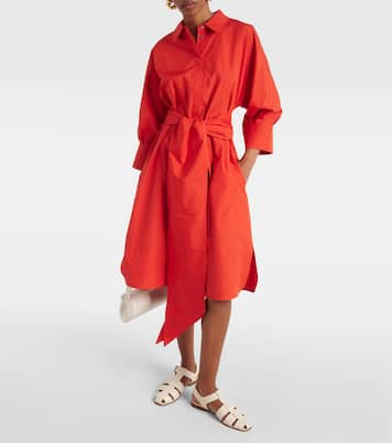 Vestido camisero de popelín de algodón | 'S Max Mara
