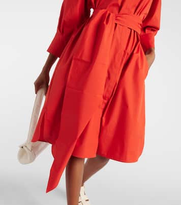 Vestido camisero de popelín de algodón | 'S Max Mara