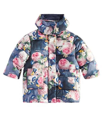 Floral puffer jacket | Monnalisa