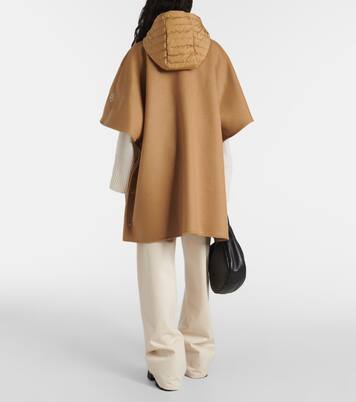 Wool-blend cape | Moncler