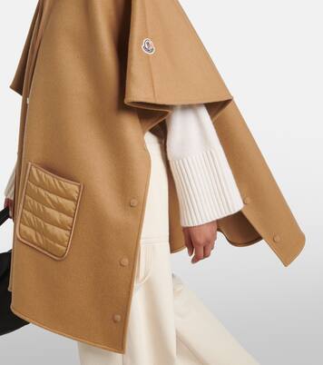 Wool-blend cape | Moncler