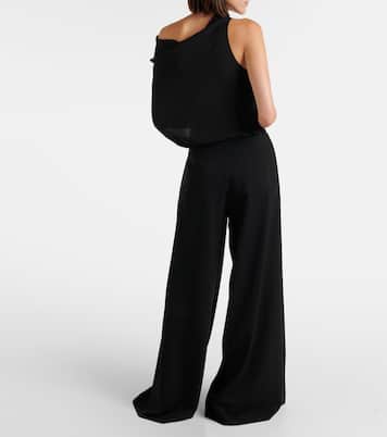 Pantaloni a gamba larga Dela in lana | The Row
