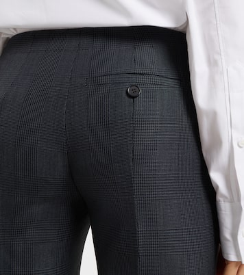 High-rise wool bootcut pants | McQueen