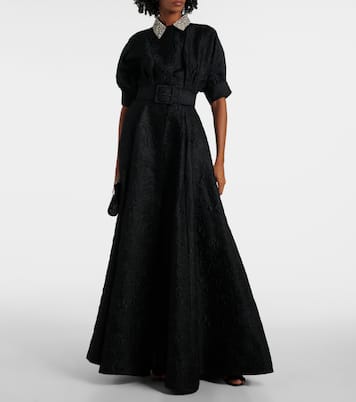 Verzierte Robe Esther aus Brokat | Rebecca Vallance