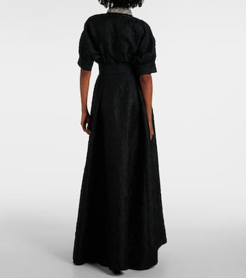 Verzierte Robe Esther aus Brokat | Rebecca Vallance