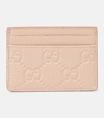 Kartenetui GG aus Leder | Gucci