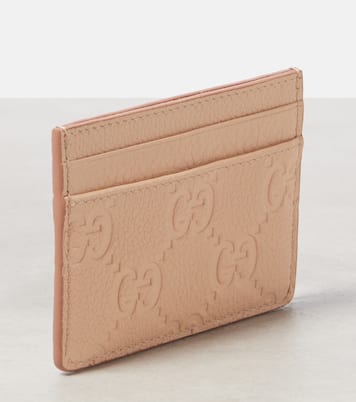 Kartenetui GG aus Leder | Gucci