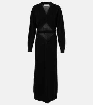 Abito in lana e cashmere con cut-out | Christopher Esber