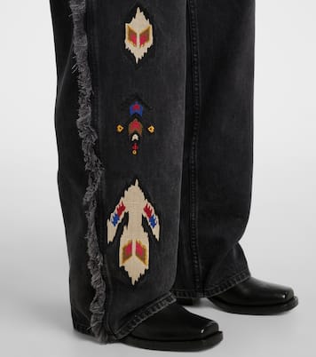 Jeans a gamba larga Maella con stampa | Marant Etoile