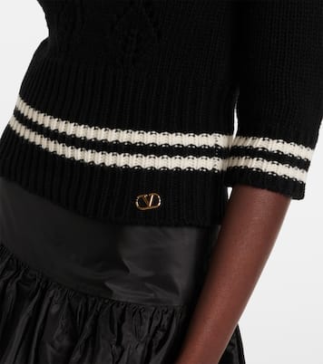 Pullover in lana a righe | Valentino