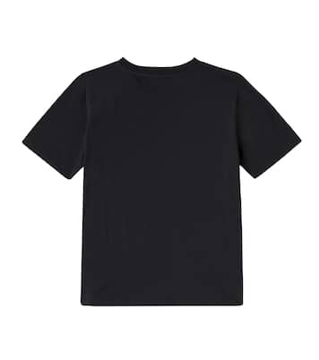 Camiseta de jersey de algodón con logo | Balmain Kids