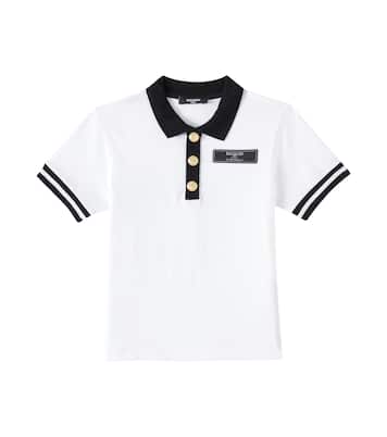 Polohemd aus Baumwolle | Balmain Kids