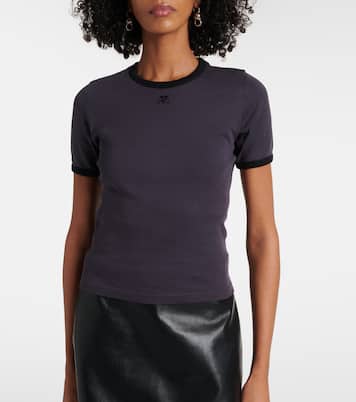 T-shirt Signature in cotone | Courrèges